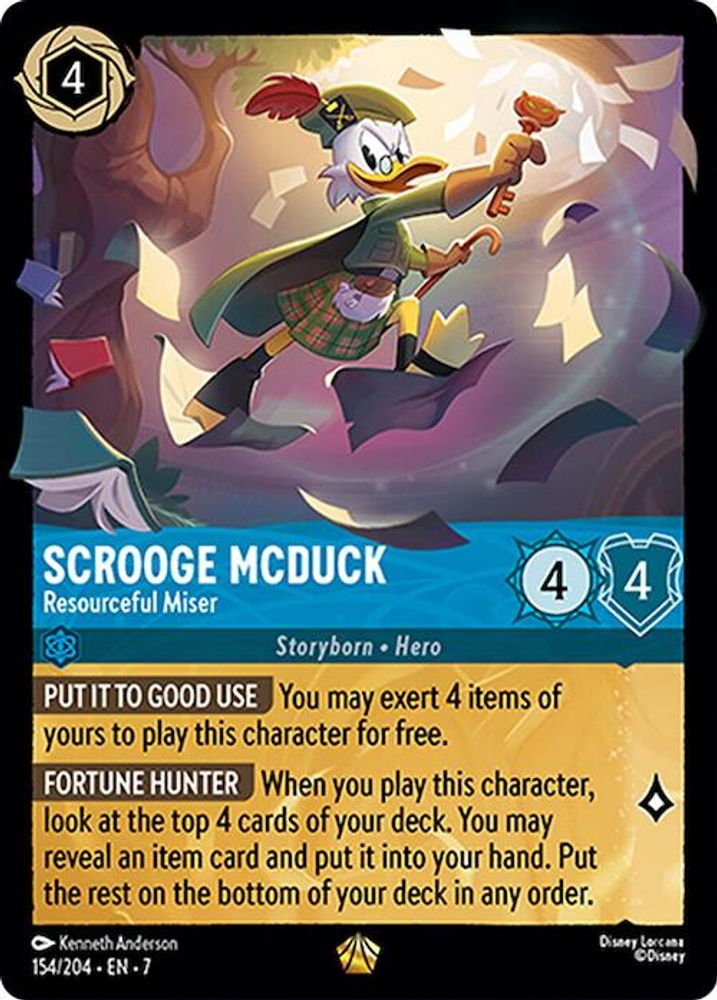 Scrooge McDuck - Resourceful Miser card