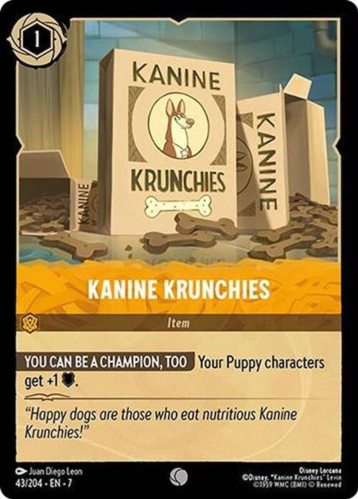 Kanine Krunchies card