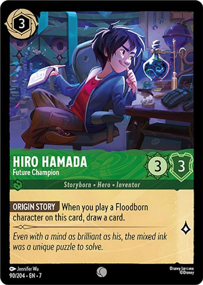 Hiro Hamada - Future Champion card