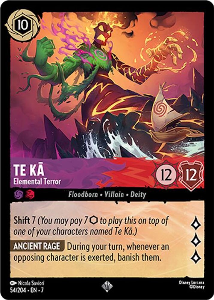 Te Ka - Elemental Terror card