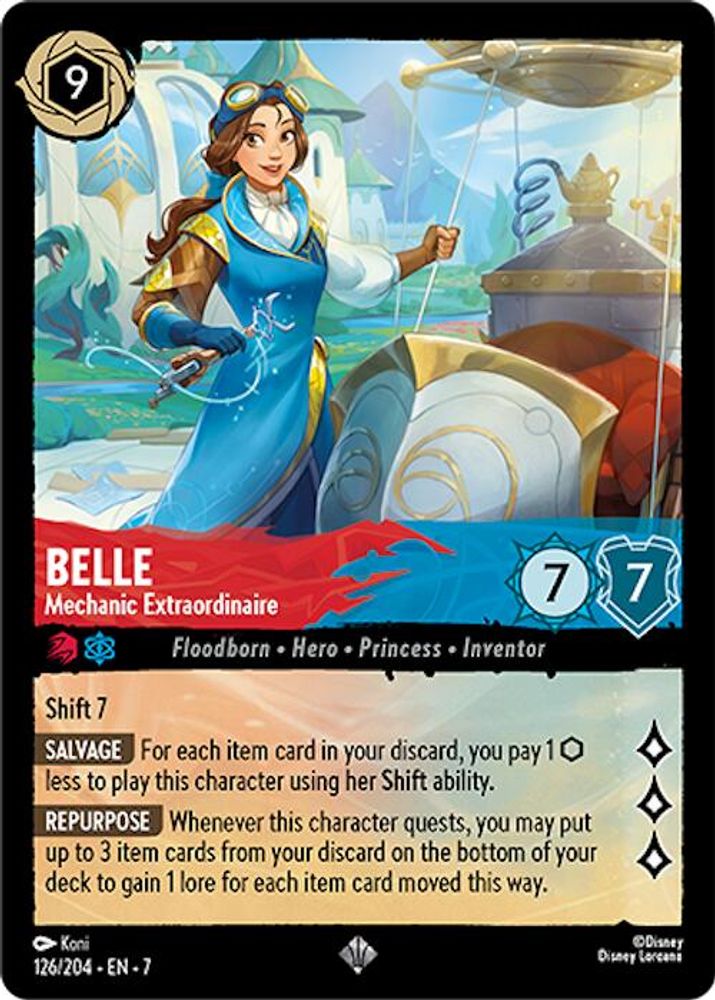 Belle - Mechanic Extraordinaire card