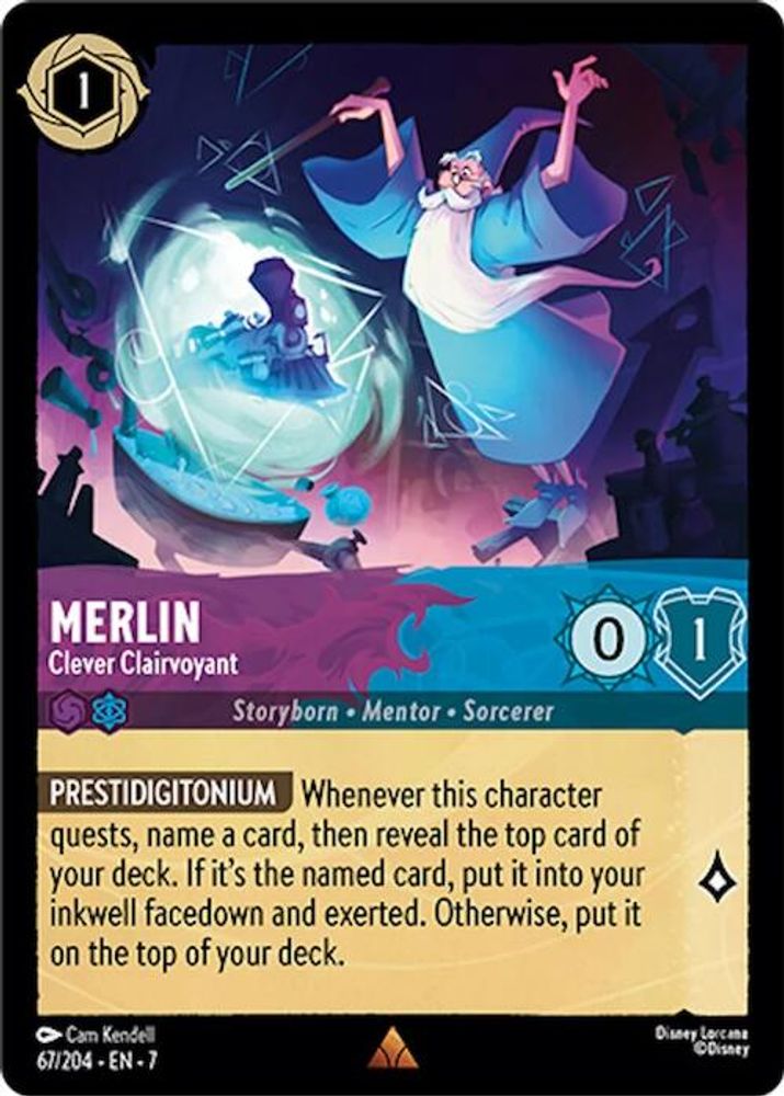 Merlin - Clever Clairvoyant card