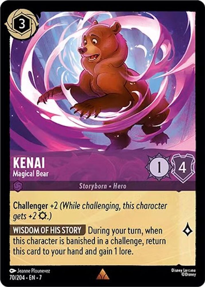 Kenai - Magical Bear card