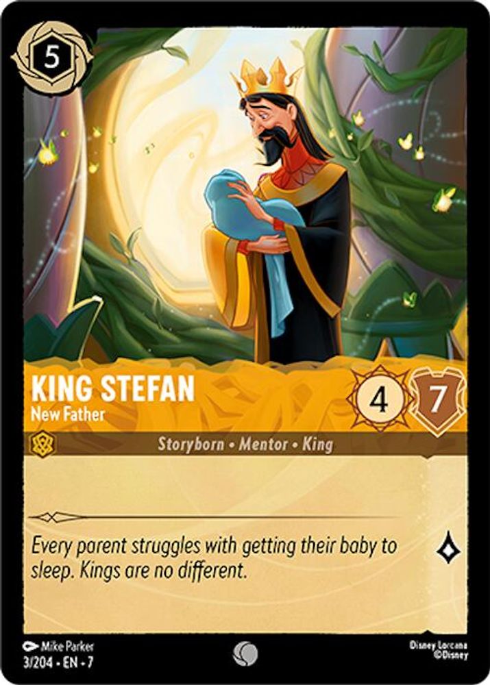 King Stefan - New Father card