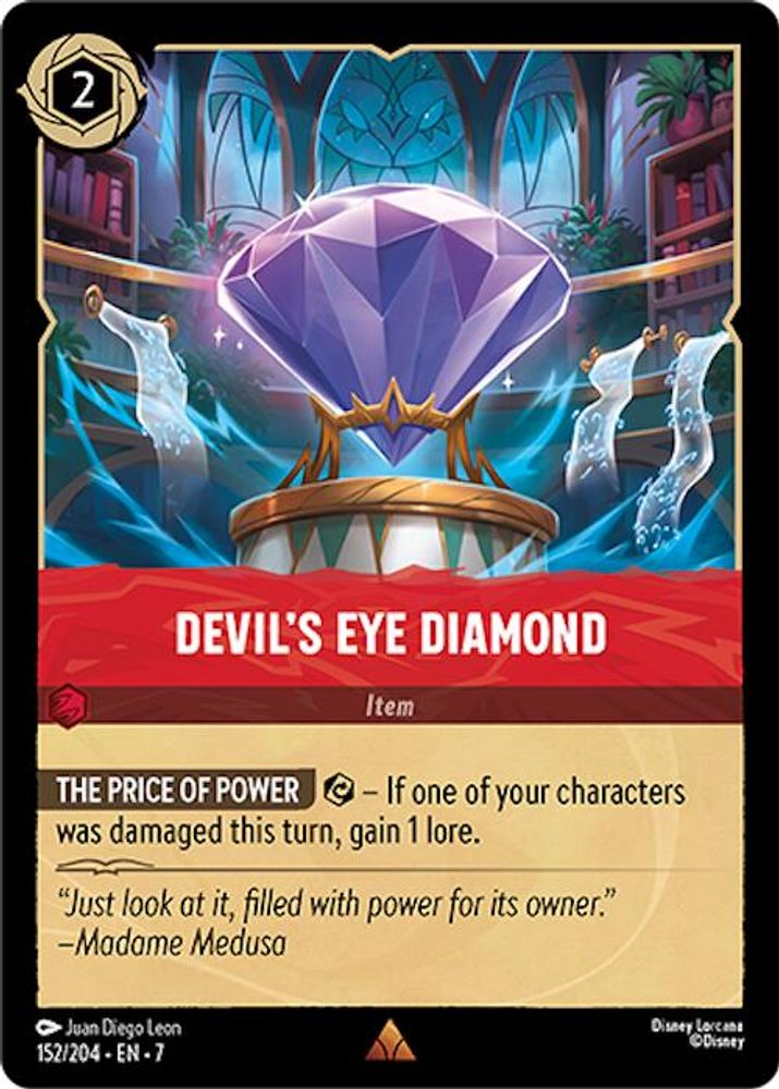 Devil's Eye Diamond card