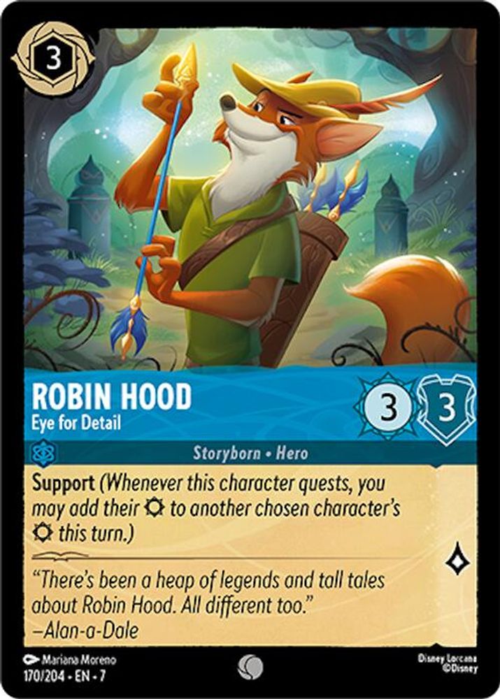 Robin Hood - Eye for Detail card