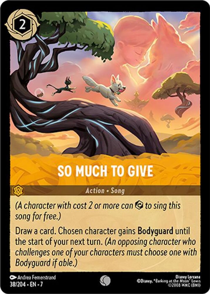 So Much to Give card