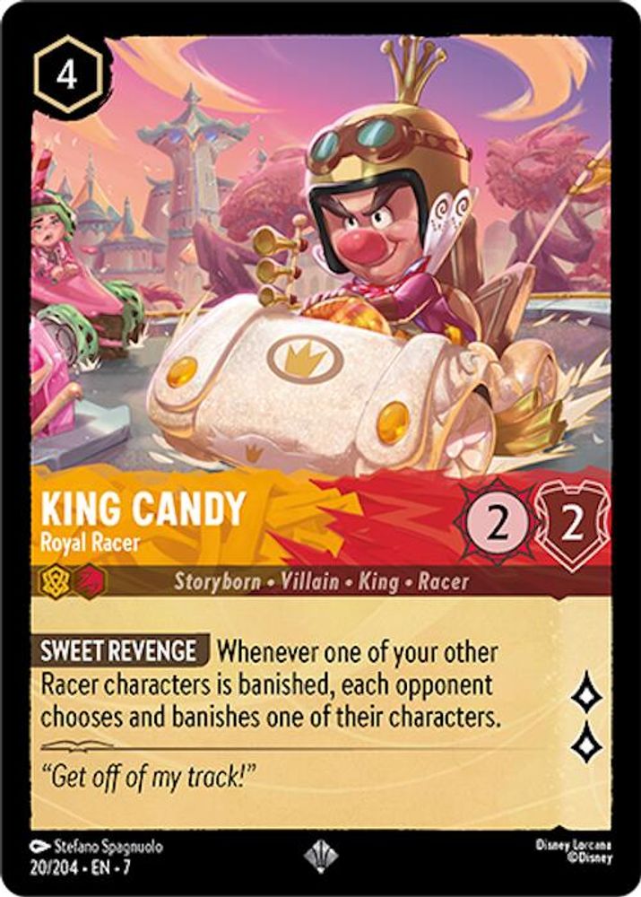 King Candy - Royal Racer card