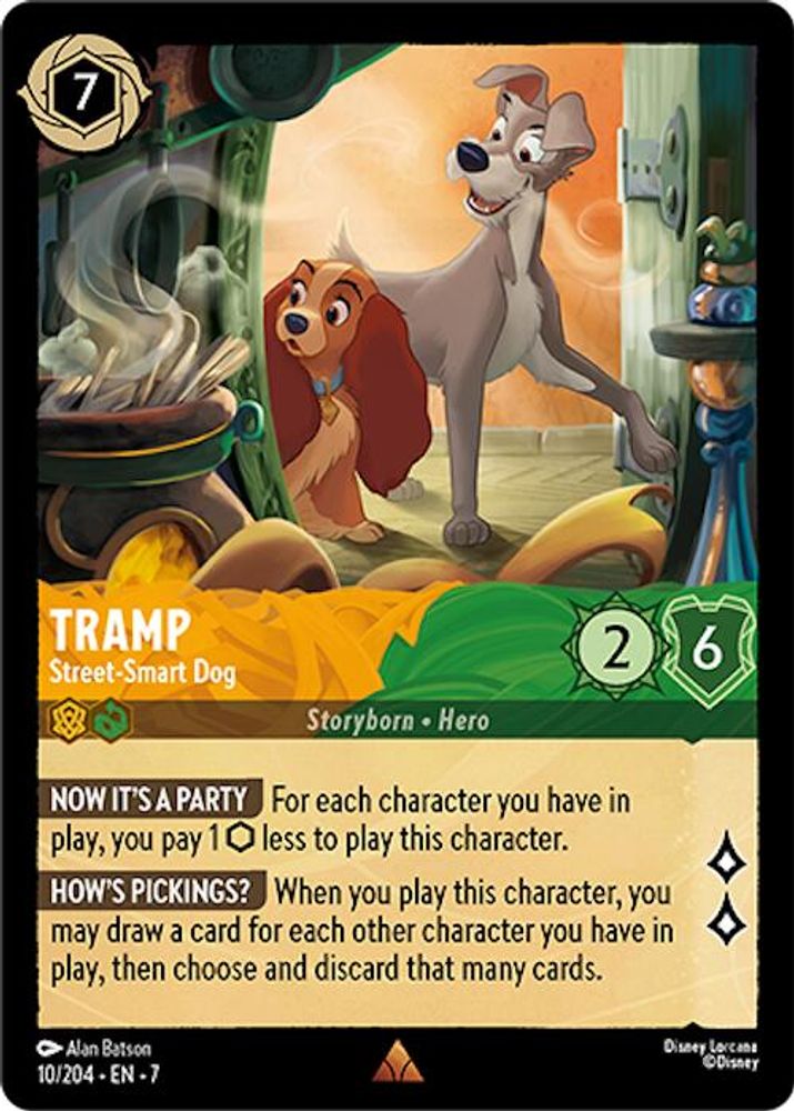 Tramp - Street-Smart Dog card