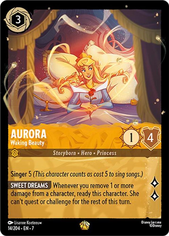 Aurora - Waking Beauty card