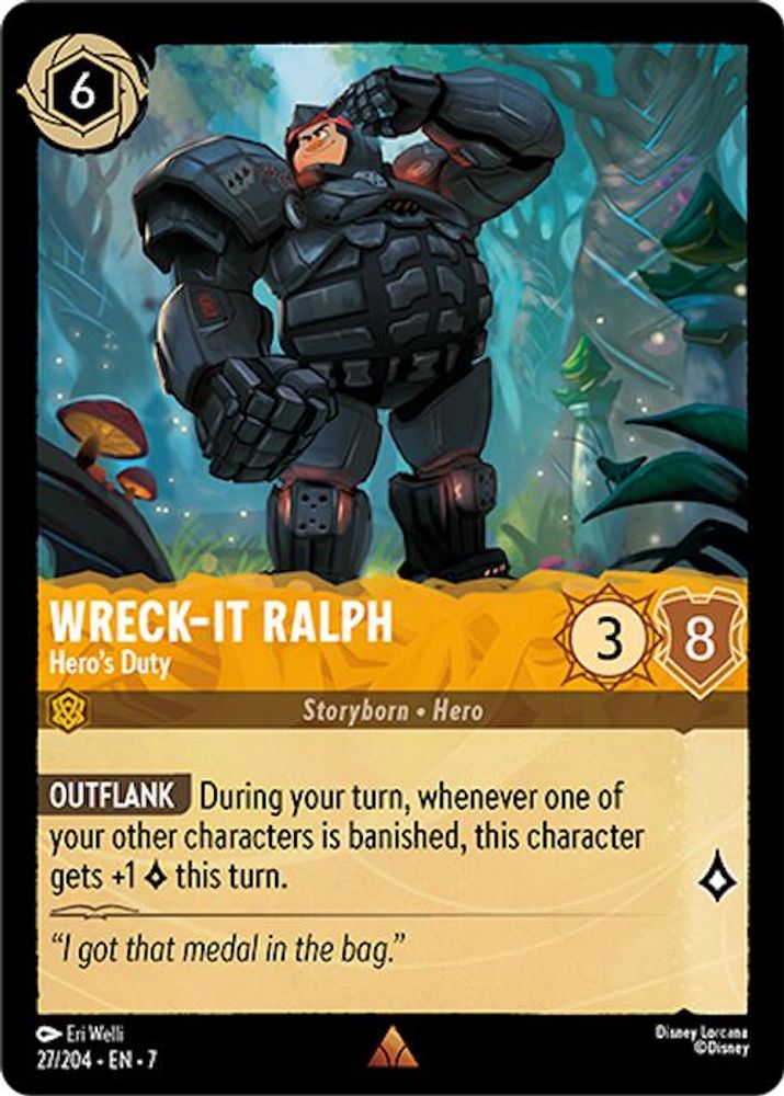 Wreck-It Ralph - Hero's Duty card