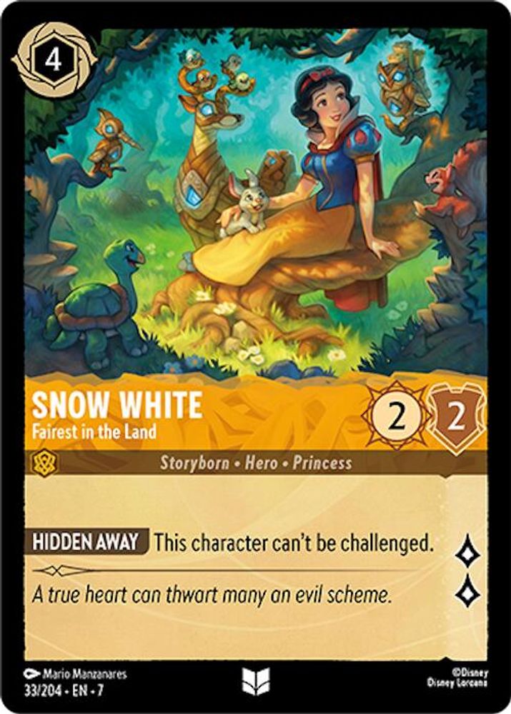 Snow White - Fairest in the Land card