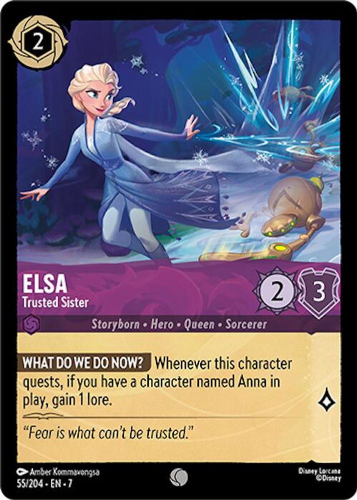 Elsa - Trusted Sister card