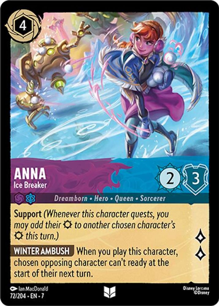 Anna - Ice Breaker card