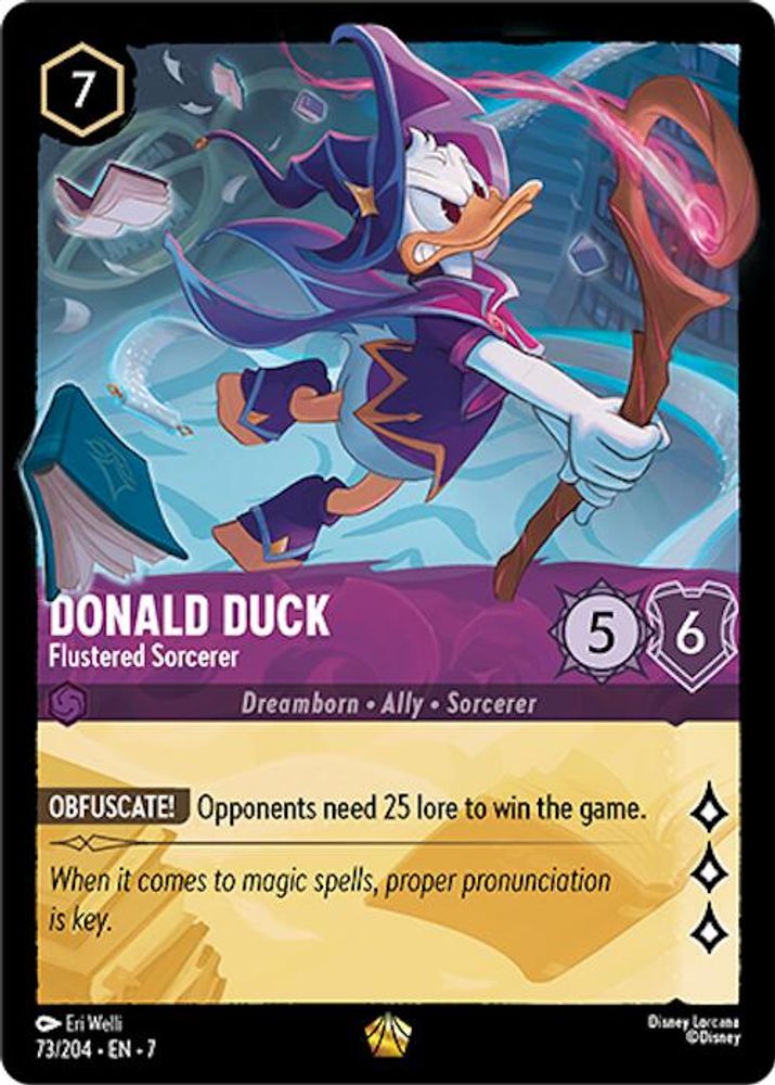 Donald Duck - Flustered Sorcerer card