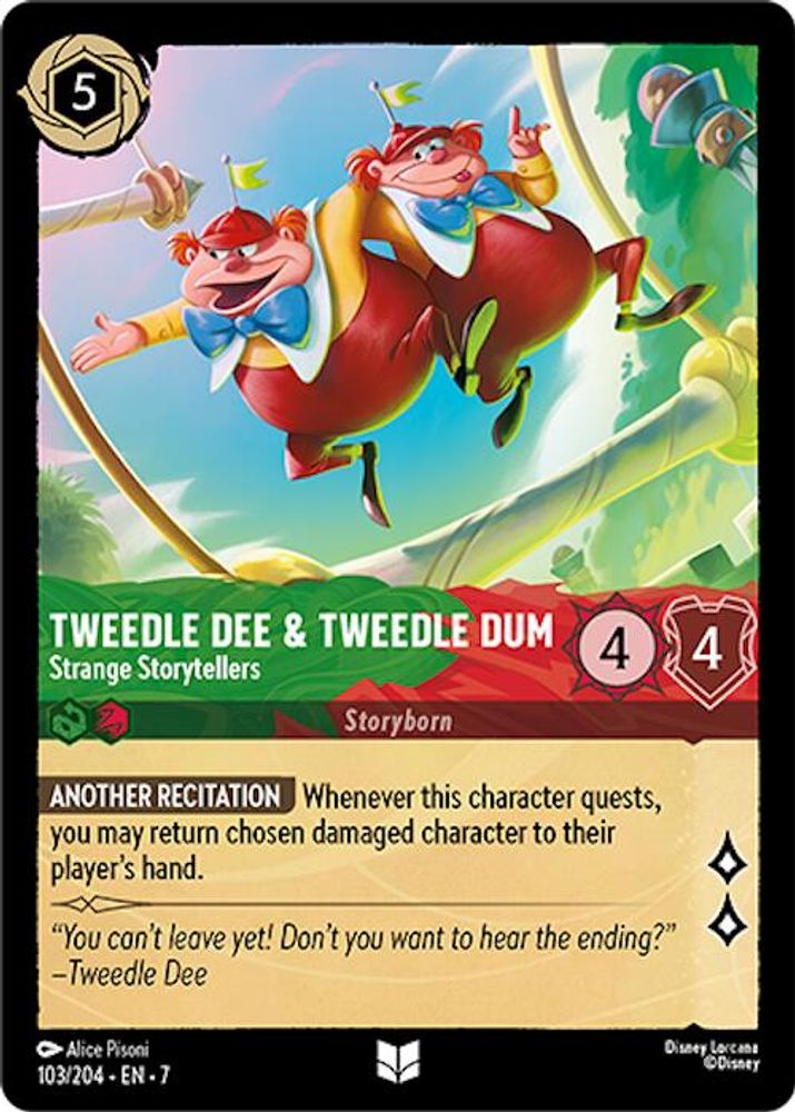 Tweedledee & Tweedledum - Strange Storytellers card