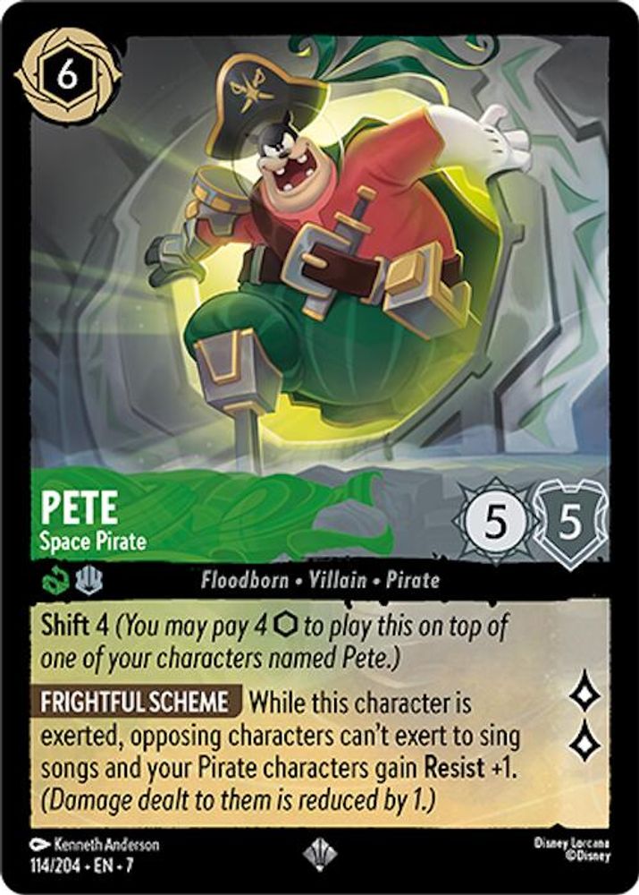 Pete - Space Pirate card