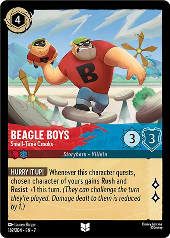 Beagle Boys - Small-Time Crooks card