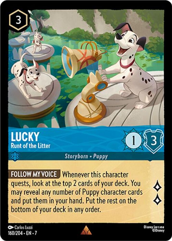 Lucky - Runt of the Litter card
