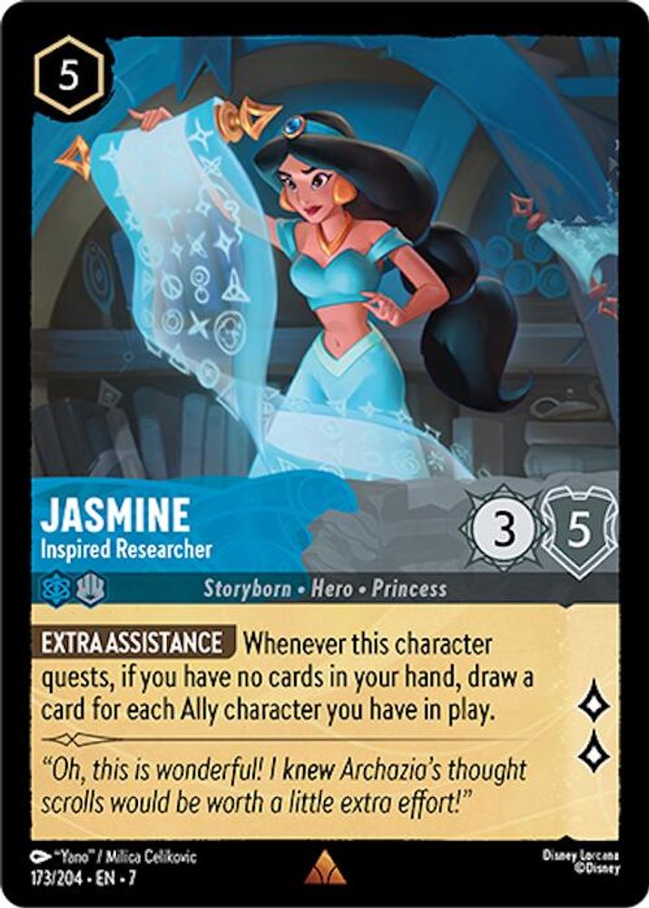 Jasmine - Inspired Researcher card