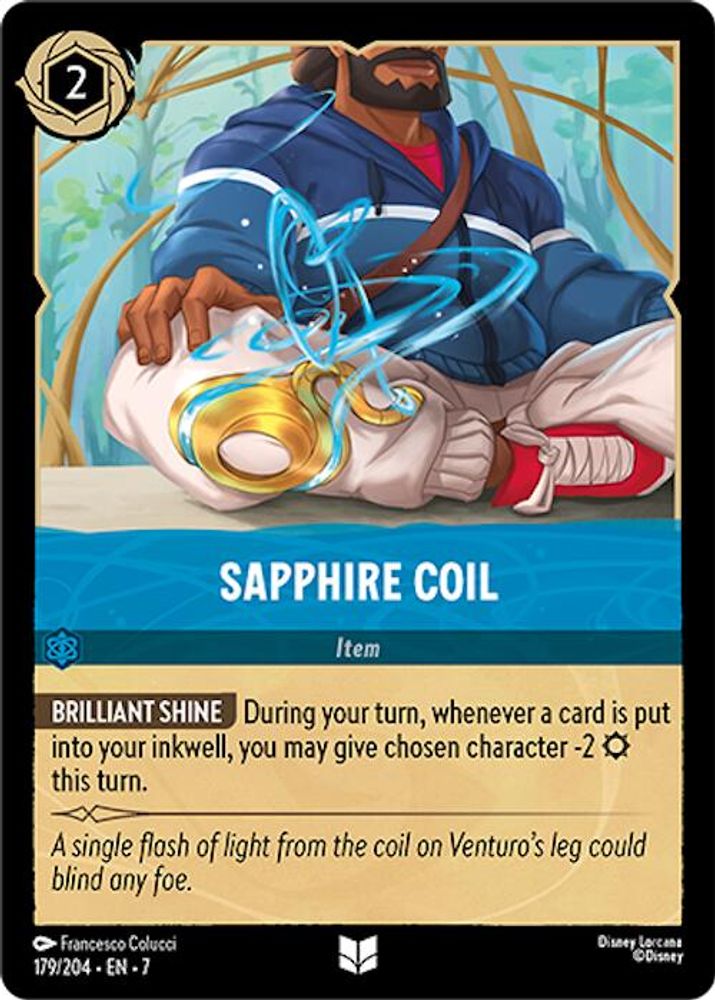 Sapphire Coil card