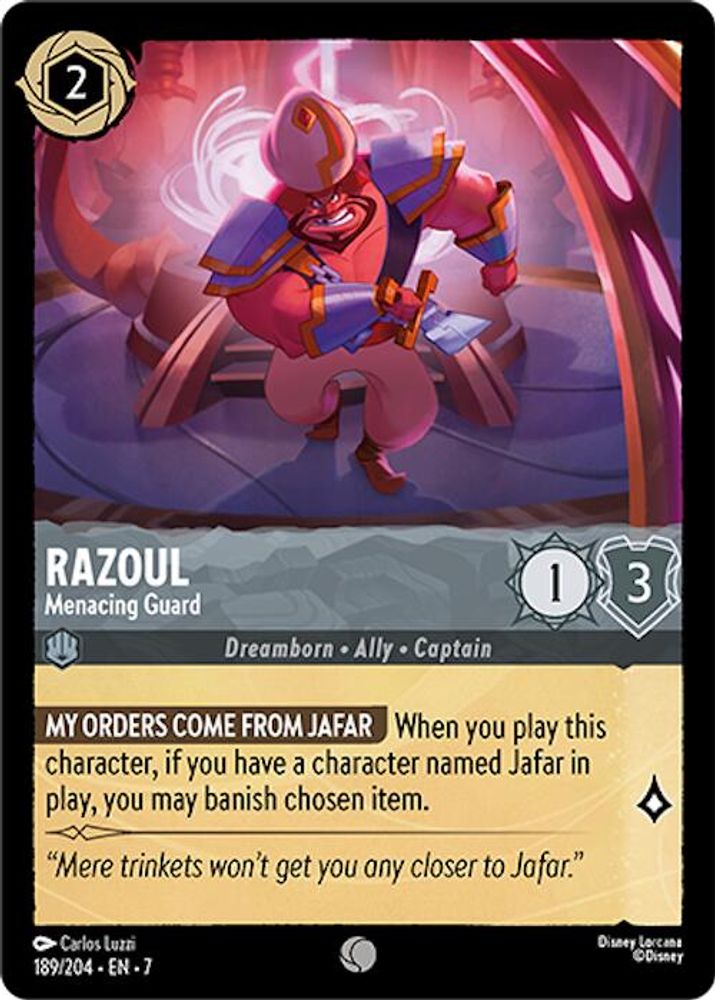 Razoul - Menacing Guard card