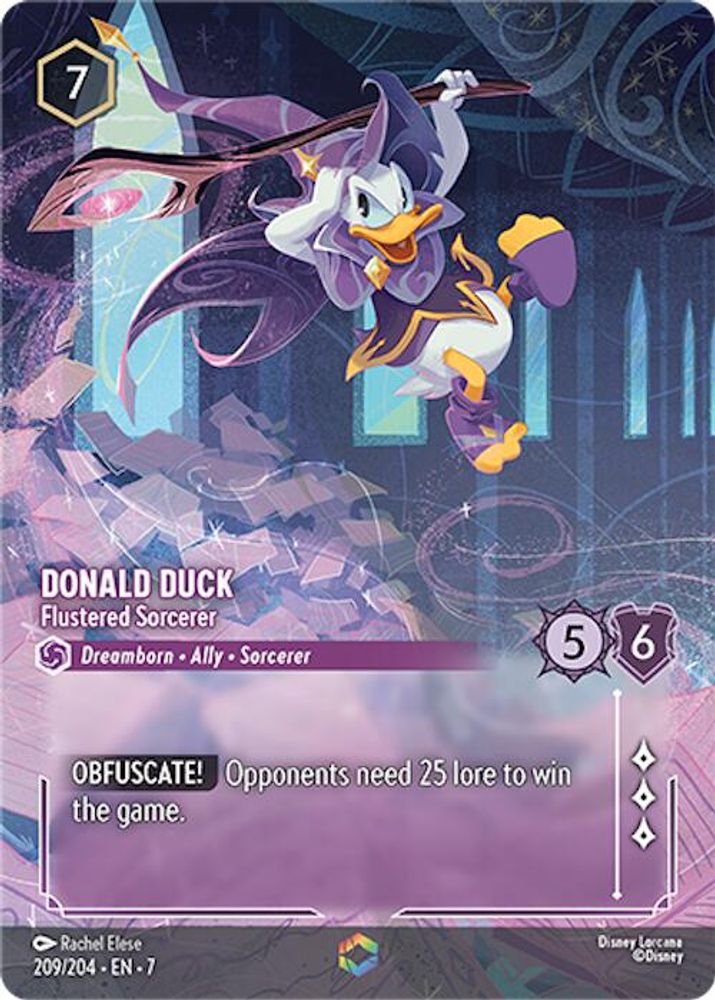 Donald Duck - Flustered Sorcerer (Enchanted) card