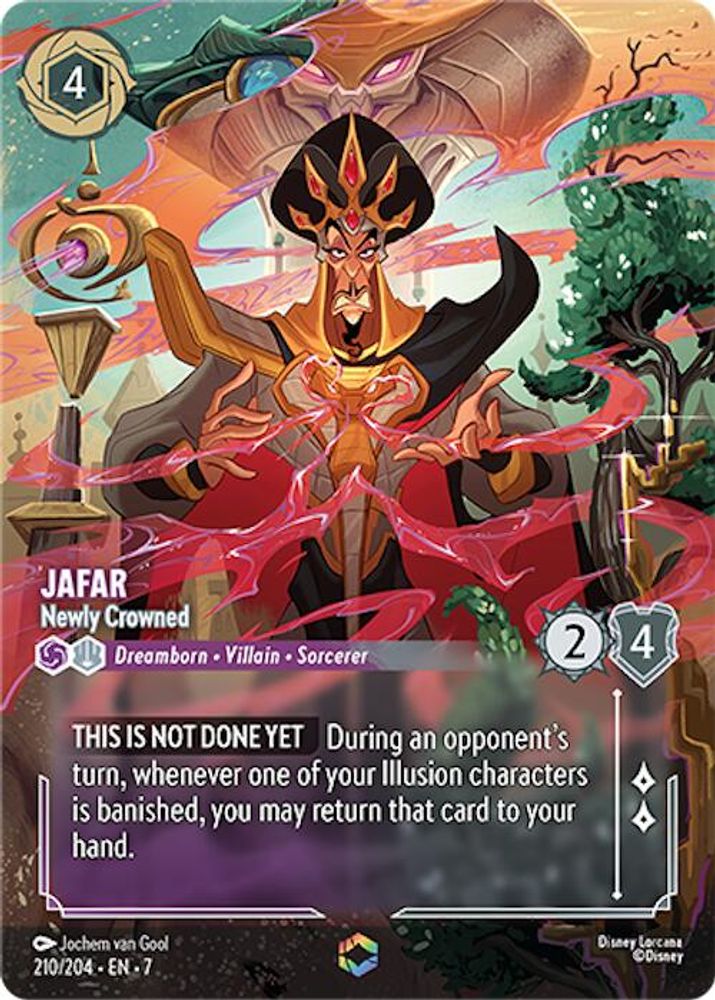 Jafar - Newly Crowned (Enchanted) card