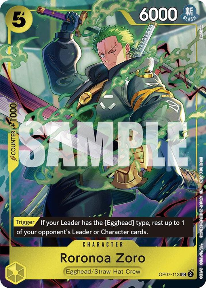 Roronoa Zoro (One Piece Day Dallas 2025) card