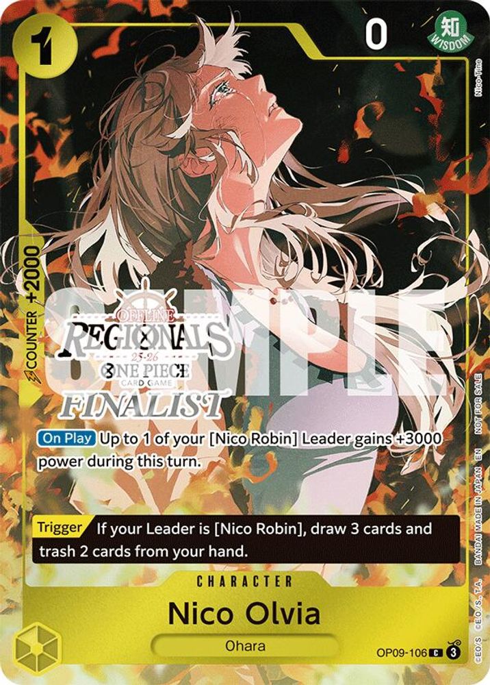 Nico Olvia (Regional Finalist Card Set 2025 Vol.1)