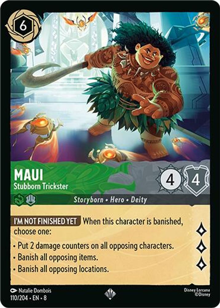 Maui - Stubborn Trickster card