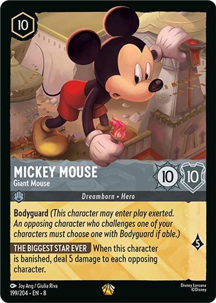 Mickey Mouse - Giant Mouse card