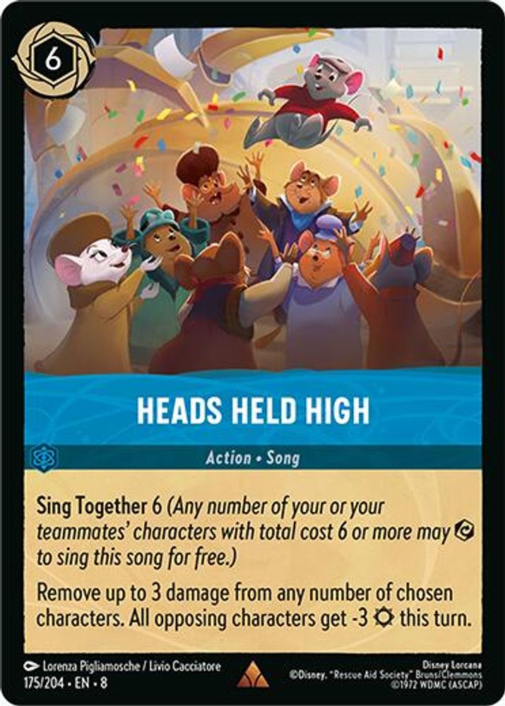 Heads Held High card