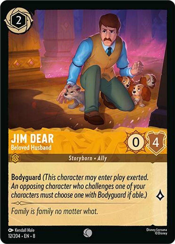 Jim Dear - Beloved Husband card