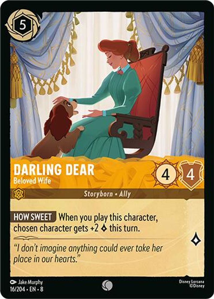 Darling Dear - Beloved Wife card