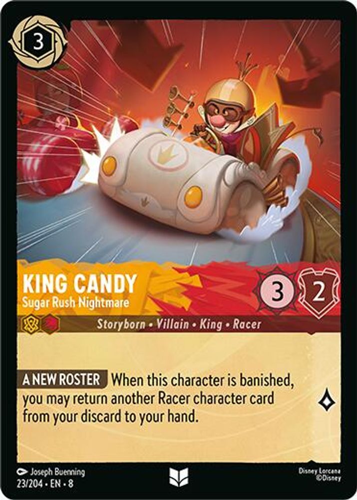 King Candy - Sugar Rush Nightmare card