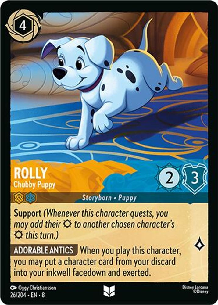 Rolly - Chubby Puppy card