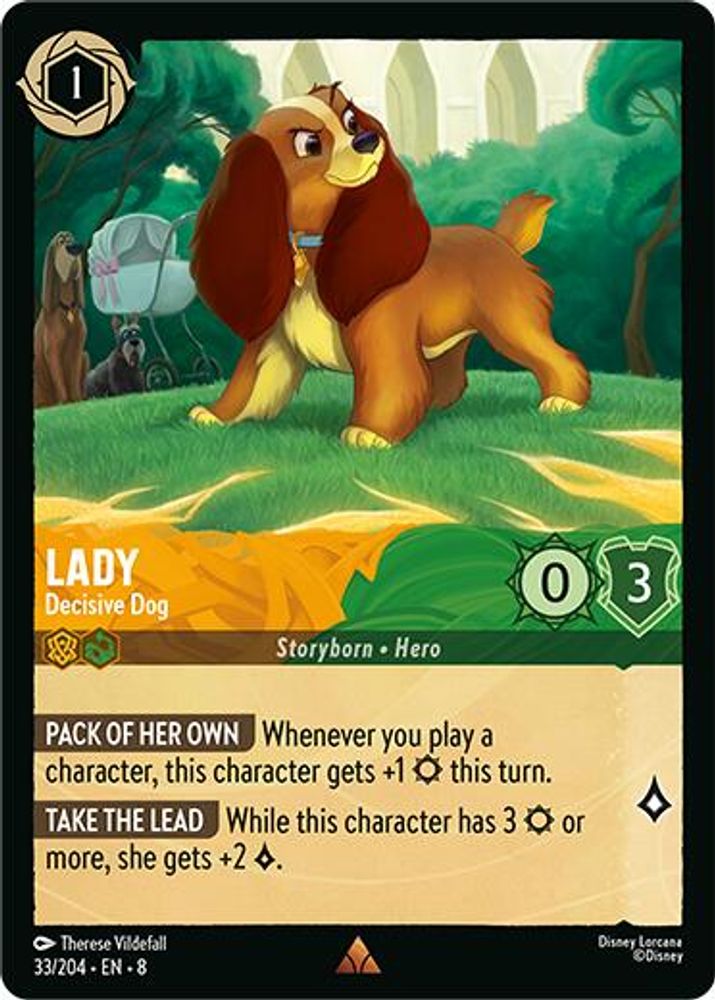 Lady - Decisive Dog card