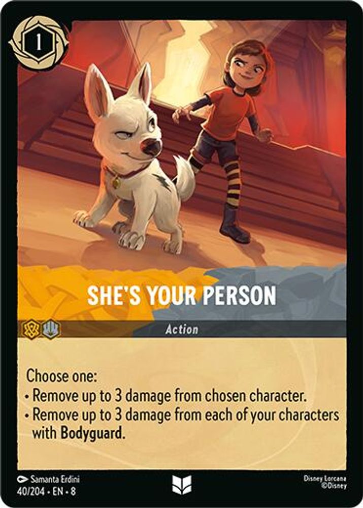 She's Your Person card
