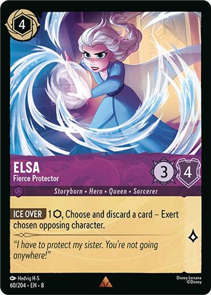 Elsa - Fierce Protector card