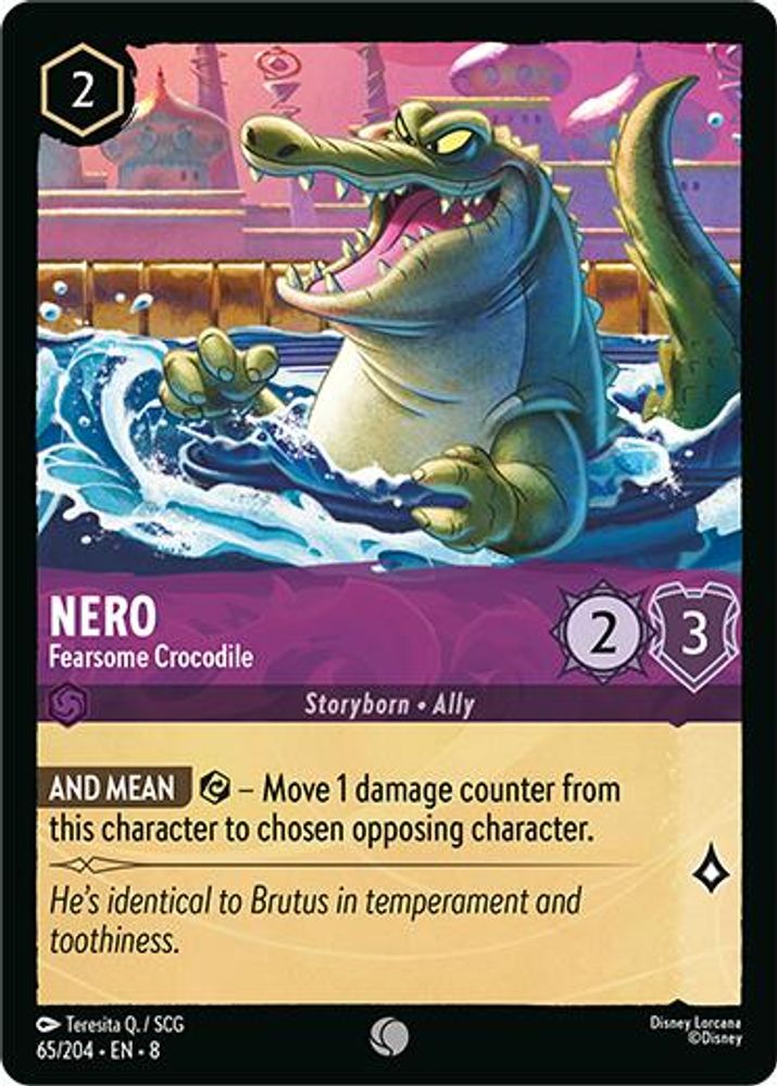 Nero - Fearsome Crocodile card