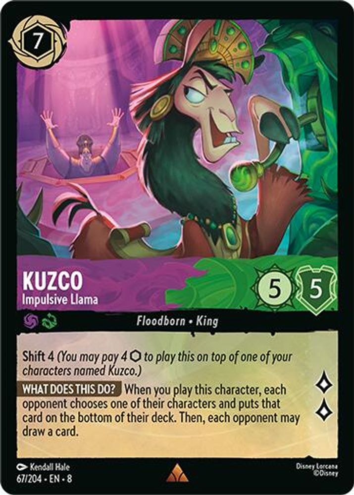 Kuzco - Impulsive Llama card