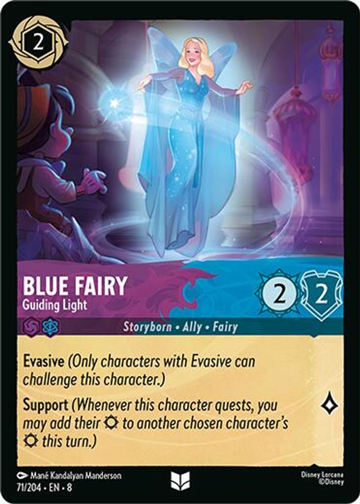 Blue Fairy - Guiding Light card