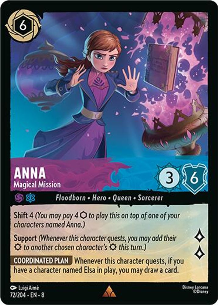 Anna - Magical Mission card