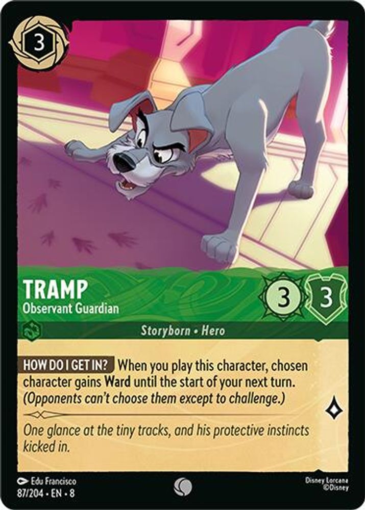 Tramp - Observant Guardian card
