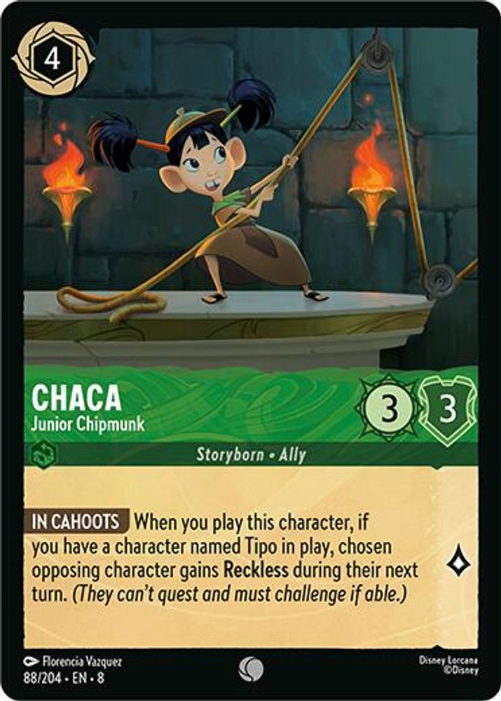 Chaca - Junior Chipmunk card