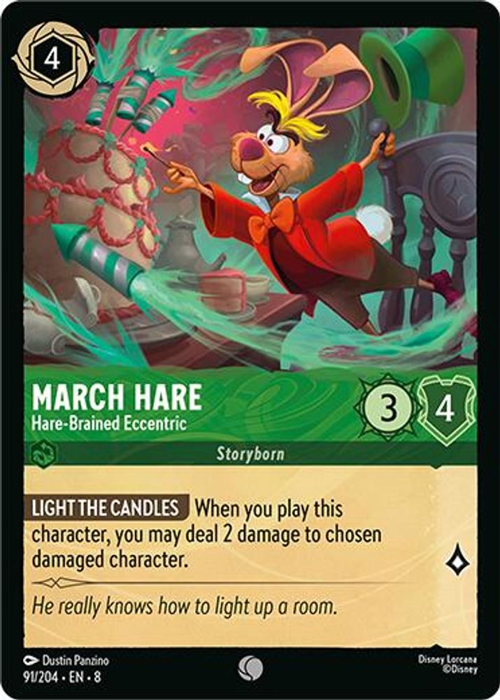 March Hare - Hare-Brained Eccentric card