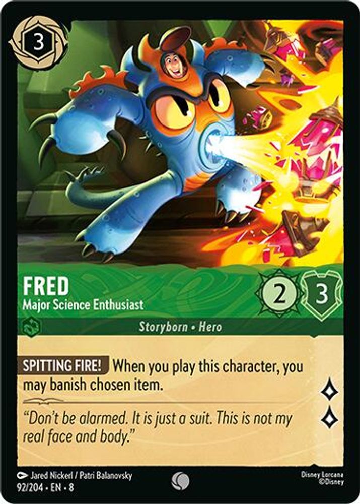 Fred - Major Science Enthusiast card