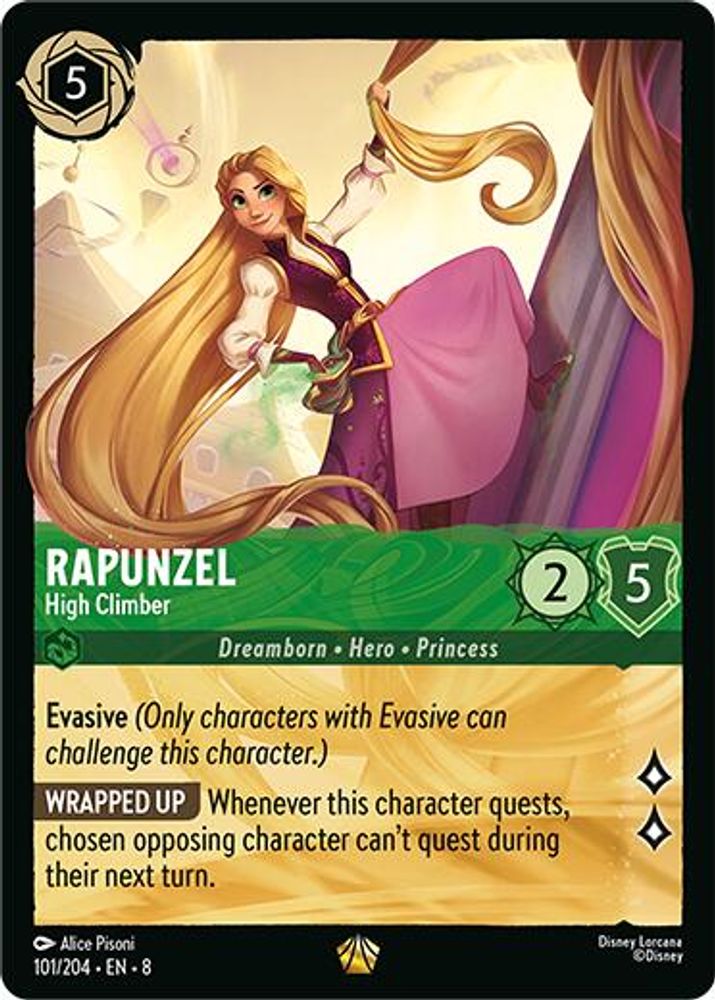 Rapunzel - High Climber card