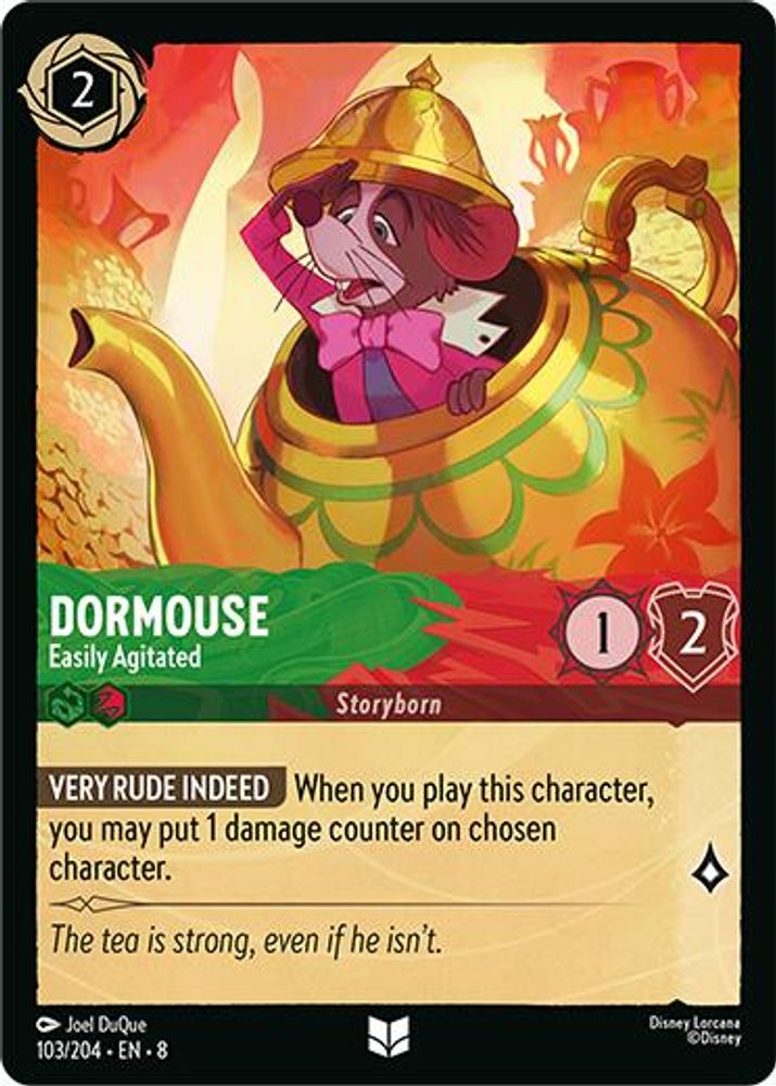 Dormouse - Easily Agitated card